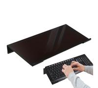 HonJiekomy Porte-Clavier - Bac Ergonomique Transparent - Releveur de Clavier d'Ordinateur pour Bureau,Maison Bureau Salle d'Étude Réception École Cubicle Travail Gamers Étudiants