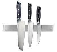 HONJO-MÜLLER barre magnétique pour couteaux - Barre aimantée pour couteaux - 30 cm | Barre couteau aimantée acier inox 303 | Aimant pour couteau pour rangement sûr | Barre magnétique pour couteaux