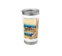 Honjo Tatekawa Hokusai Art japonais rétro vintage Gobelet isotherme en acier inoxydable double paroi
