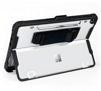 honju FIT Étui de protection avec dragonne pour Microsoft Surface Pro 12" (clavier compatible avec le clavier Slim-Pen 2, recharge possible, dragonne amovible) Noir/transparent