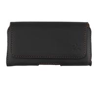 honju Horizon Étui de Ceinture en Cuir véritable de Vachette véritable pour Google Pixel 8/8 Pro, Pixel 9a/9/9 Pro/9 Pro XL, avec Passant de Ceinture, Fermeture magnétique, Noir