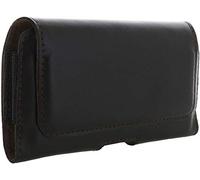 honju Phone étui à Cuir Belt Clip Cover Case Ceinture Holder Pouch pour Samsung Galaxy A10, A20e, A30s, A3 (2017), A5 (2017), A6 (2018), A7 (2018), A8 (2018), J3 (2017), A40, A50, S9, S10 - Noir