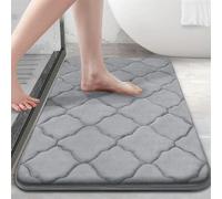 HONJWBV Tapis de salle de bain super absorbant antidérapant en mousse à mémoire de forme