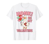Honk Be My Valentine Ballons en Forme d'oie avec cœur T-Shirt
