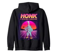 Honk If You're Not a Simulation - Funny Goose Meme Sci-FI Sweat à Capuche