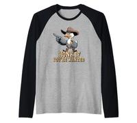 Honk If You're Wanted Manche Raglan