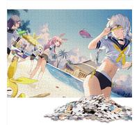 Honkai Impact 1000 pièces pour Adultes Puzzle en Bois Jeu éducatif défi Jouet 19,7 x 29,5 Pouces