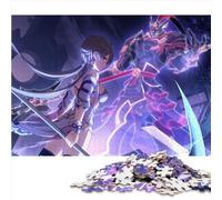 Honkai Impact 1000 pièces Puzzles pour Adultes Puzzles Cadeaux Puzzles en Bois Jeu de Puzzle Familial 50x75 cm