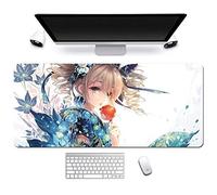 Honkai Impact 3rd. 900x400mm Tapis de Souris XXL Multifonction Gaming Mousepad XXL Grand sous Main, Anime Souris 3mm Bureau Anti-Glissant Surface Texturée pour Ordinateur, C