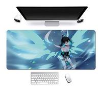 Honkai Impact 3rd. 900x400mm Tapis de Souris XXL Multifonction Gaming Mousepad XXL Grand sous Main, Anime Souris 3mm Bureau Anti-Glissant Surface Texturée pour Ordinateur, I