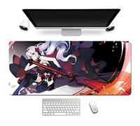 Honkai Impact 3rd. 900x400mm Tapis de Souris XXL Multifonction Gaming Mousepad XXL Grand sous Main, Anime Souris 3mm Bureau Anti-Glissant Surface Texturée pour Ordinateur, T
