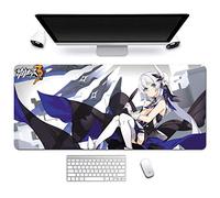 Honkai Impact 3rd. Tapis de Souris Gaming XXL, 900x400mm, Anime Mouse Pad - Surface spéciale améliore la Vitesse et la précision, 3mm Base en Caoutchouc Antidérapant Surface-pour Ordinateur et PC,N