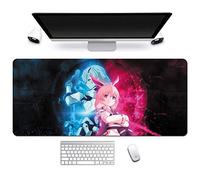 Honkai Impact 3rd. Tapis de Souris Gaming XXL, 900x400mm, Anime Mouse Pad - Surface spéciale améliore la Vitesse et la précision, 3mm Base en Caoutchouc Antidérapant Surface-pour Ordinateur et PC,V