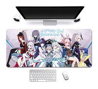 Honkai Impact 3rd. Tapis de Souris Gaming XXL, 900x400mm, Anime Mouse Pad - Surface spéciale améliore la Vitesse et la précision, 3mm Base en Caoutchouc Antidérapant Surface-pour Ordinateur et PC, F
