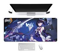 Honkai Impact 3rd. Tapis de Souris Gaming XXL, 900x400mm, Anime Mouse Pad - Surface spéciale améliore la Vitesse et la précision, 3mm Base en Caoutchouc Antidérapant Surface-pour Ordinateur et PC, D