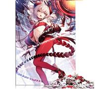 Honkai Impact Bronya Zaychik Puzzle 1000 pièces pour Adultes Puzzle en Bois Jeu Familial Anti-Stress Puzzle défi Difficile 50 x 75 cm