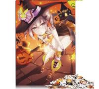 Honkai Impact Bronya Zaychik Puzzles 1000 pièces pour Adultes Puzzle en Bois Jeu de Puzzle Familial Cadeaux d'anniversaire 50x75 cm