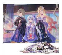 Honkai Impact Puzzle 1000 pièces pour Adultes et Enfants Puzzle en Bois éducatif Anti-Stress Jouet Puzzle 50 x 75 cm