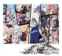 Honkai Impact Puzzle 1000 pièces pour Adultes Puzzle éducatif en Bois Jeu Familial pour Adultes et Enfants 50 x 75 cm