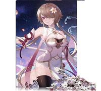 Honkai Impact Puzzles de 1000 pièces pour Adultes et Enfants, Jeu de société 100% recyclé de qualité supérieure, 26,7 x 37,1 cm
