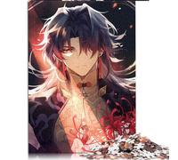 Honkai Star Rail Blade Puzzles 1000 pièces pour Adultes Puzzle en Carton Jeux éducatifs Décoration de la Maison Puzzle 10,27 x 14,96 Pouces