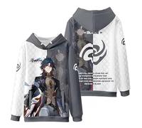 Honkai : Star Rail Blade Unisex Sweat à Capuche Hommes Pull Tops Femmes Mode Anime Yingxing Cosplay Sweatshirt à Col Crewneck Veste Outwear pour Adultes Jeunes