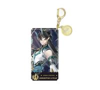 Honkai: Star Rail Porte-clés Double Arlan Jing Yuan Bronya Rand Acrylique Plaque Epaisse Pendentif