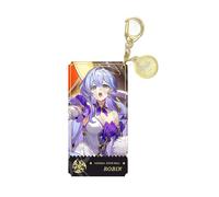 Honkai: Star Rail Porte-clés Double Arlan Jing Yuan Bronya Rand Acrylique Plaque Epaisse Pendentif