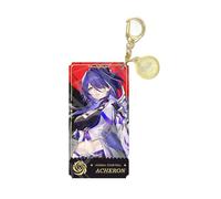 Honkai: Star Rail Porte-clés Double Arlan Jing Yuan Bronya Rand Acrylique Plaque Epaisse Pendentif
