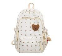 HONKERW backpack Sac à dos à motif floral mignon, cartable for étudiant, sac for ordinateur portable, idéal for les voyages quotidiens, les loisirs et la rentrée scolaire sac a dos(Roses)