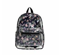 HONKERW backpack Sac à dos transparent en PVC transparent for concerts, événements sportifs, université, travail, voyage, campus sac a dos(Flamingo)