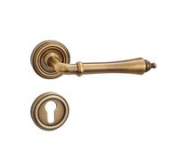 HONKERW poignée de porte Entry Door Handle with Lock For Front Entrance and Bedrooms Vintage Magnetic Mute Split Lock interieur(Color3)