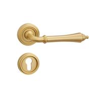 HONKERW poignée de porte Entry Door Handle with Lock For Front Entrance and Bedrooms Vintage Magnetic Mute Split Lock interieur(Color1)