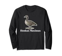 Honkus Maximus Faux nom latin drôle Honk Animal Pun Vintage Manche Longue