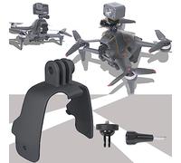 Honlyn Support adaptateur de montage compatible avec drone DJI FPV compatible avec GoPro Hero 12 11 10 9 / Compatible avec Insta360 ONE RS/ONE R/ONE X3 /ONE X2