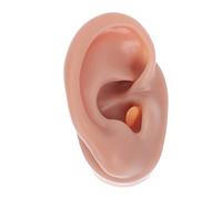 HONMEET 1 Pc Modèle D'oreille Humaine Pratiquer Le Perçage Des Parties Du Corps Piercing à L'oreille Kit De Perçage D'oreille Boucle Modèle D'oreille Gauche Moule D'oreille Gel De Silice