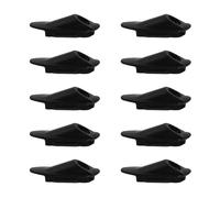 HONMEET 10 Pièces Dispositif Fixe de Logement Porte-tubes Support de Ligne de Vélo en Plastique, Installation Stable, Passage Droit, Support Encastré pour Câbles, Accessoire Vélo