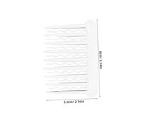 HONMEET 10 pièces Lot de Petits Peignes à Dents Fines Transparents Accessoires Coiffure pour Chignons et de Mariée Maintien Sûr et Plastique