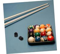 HONMEET 10 pièces Lot de Protège Queue de Billard Caoutchouc Protection Choc pour Queue de Billard Professionnel Couleur Noir et Rouge