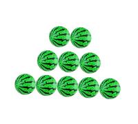HONMEET 10 pièces Set de Ballons de Plage Pastèque Gonflables pour Garçon Fille Jeux Extérieurs Piscine Plage Fête Balles Rebondissantes
