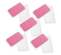 HONMEET 10 Pièces Silicone Eyelash Extension Pads Rectangle Reusable Soft Lash Pads For Professional Lash Artists And Makeup Enthusiasts And Transparent
