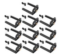 HONMEET 10 Pièces U-clamp Phone Holder for Selfie Stick Secure Rotating Phone Mount Compatible with Various Models Stable Travel Support