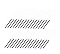 HONMEET 100 Pièces Hair Extension Loop Needle With Plastic Handle Bead Pulling Tool For Wig Making And Threading Supplies