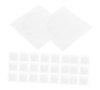 HONMEET 100 pièces Pochettes Papier pour CD DVD Étui de Rangement et Résistant Déchirure Protection Rayures et Humidité Pochette Pratique pour Stockage et Transport