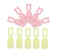 HONMEET 10pièces Outils Plastique Pour Retrait De Vernis à Clips De Retrait Réglables Pour Élimination De Vernis Outils Manucure Pratiques