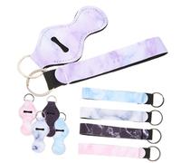 HONMEET 10pièces Support Avec Porte-clés Néoprène Pratique Pour Lip Balm Et Gloss Accessoire Élégant Et Pour à Main