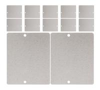 HONMEET 12 Pièces Coussin Isolant en Mica Argenté Léger et Design Mince pour Four à -ondes Pièce de Remplacement pour Grille et -ondes