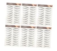 HONMEET 12pièces Autocollants à Sourcils Imperméables Temporaires Pour Look Naturel Et Épais Sourcils Réalistes Et Faciles à Appliquer