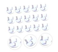 HONMEET 15 pièces Cache-prises de Sécurité pour Garçon Fille Uk Protection Électrique Matériau Réduit Risques Accidents Domestiques