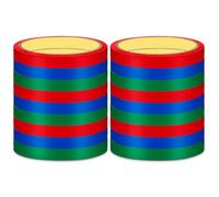 HONMEET 18 Pcs Ruban Adhésif pour Bag Sealer, 18 Rouleaux Pet 12mm, Solide et Résistant pour Sceller Paquet et Emballages Alimentaires en Supermarché